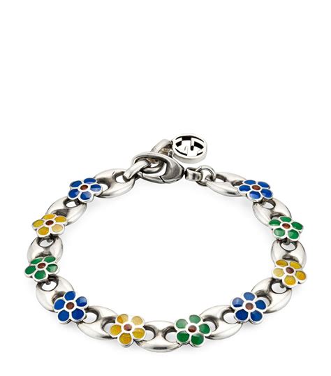 gucci flora cuff bracelet|Gucci sterling silver boule bracelet.